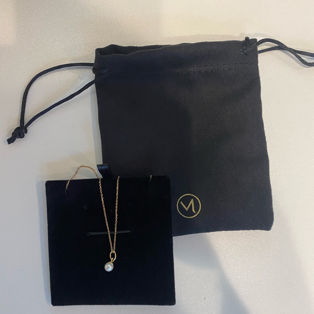 Mejuri Pearl Necklace